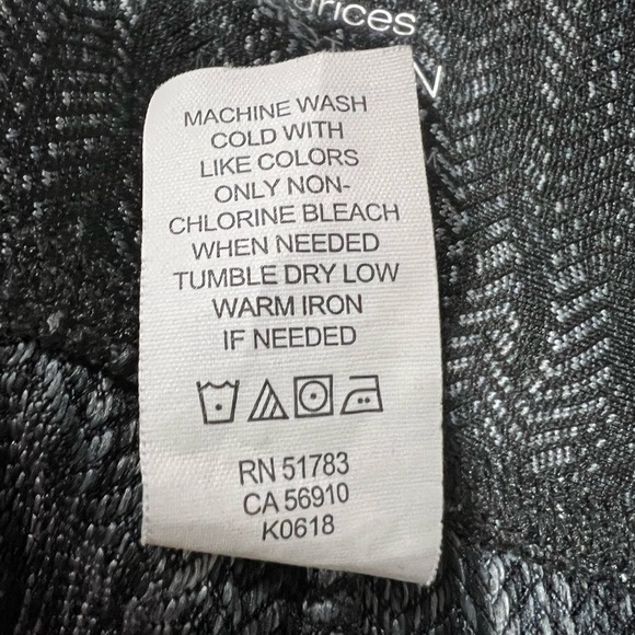 Women’s leggings pants workout yoga Maurice’s In Motion black dark grey XL - Picture 6 of 6